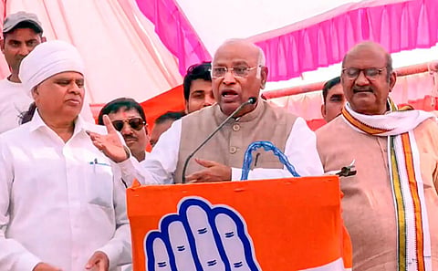 Congress President Mallikarjun Kharge 