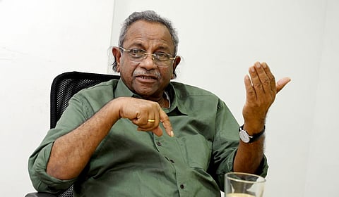Director and cinematographer Shaji N Karun. (Photo | Vincent Pulickal)