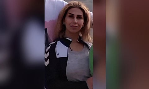 Mahsa Yazdani, the mother of a slain Iranian protestor, was sentenced to 13 years in prison by an Iranian court. (Twitter)