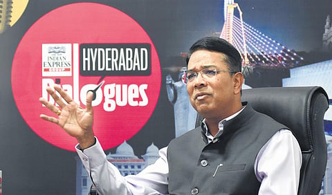 Vikas Raj, Chief Electoral Officer of Telangana(Photo | Sri Loganathan Velmurugan)