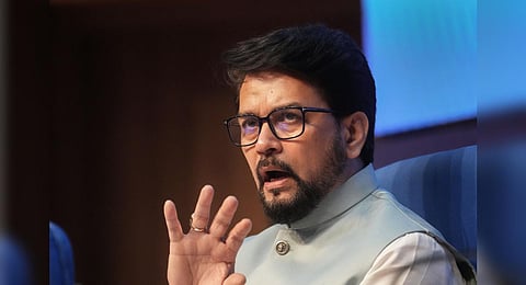 Union I&B Minister Anurag Singh Thakur. (File Photo | PTI)