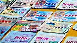 Representational image of lottery tickets 