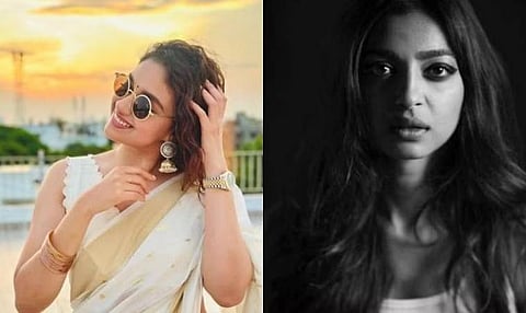 Keerthy Suresh (L) and Radhika Apte
