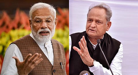 The Rajasthan elections have become a question of prestige for both PM Narendra Modi and CM Ashok Gehlot (Photo | PTI)
