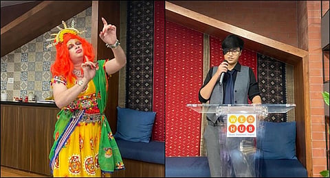 Patruni Sastry and Suravi Tarafdar. (Photo | Express)