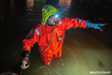 Kyiv says storms killed 12, 800 villages without power. (Photo | AP)