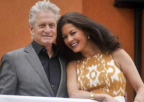 FILE - Catherine Zeta-Jones with Michael Douglas in 2000. (Photo | Associated Press)