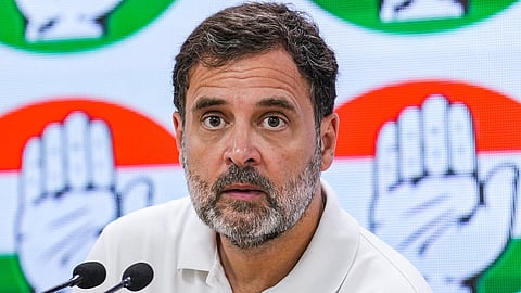 Congress leader Rahul Gandhi. 