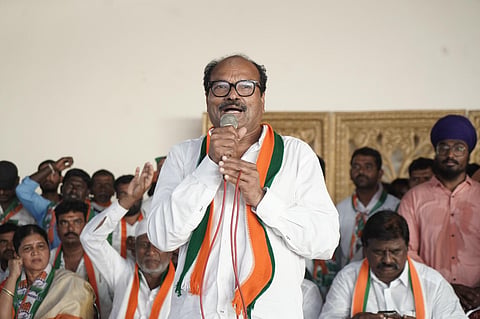 Congress MLA and Maheswaram candidate Kichannagari Laxma Reddy. (Photo | Facebook)