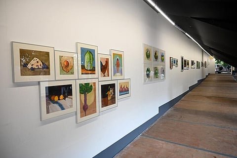 The exhibition is arranged in a temporary pavilion for seven days.