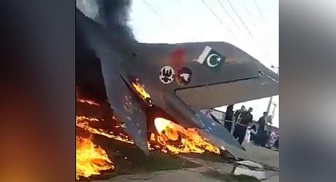 Screengrab from a video circulating on microblogging platform X  formerly known s Twitter.
