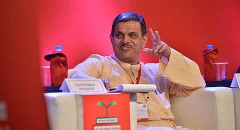 FILE - An image of RSS General Secretary Dattatreya Hosabale, used for representational purposes only. (Photo | EPS)