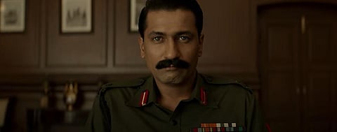 YouTube screengrab from the trailer of  'Sam Bahadur' starring Vicky Kaushal..