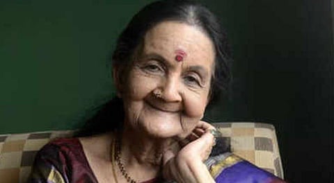 Noted Malayalam actress R Subbalakshmi. (Photo | Twitter)