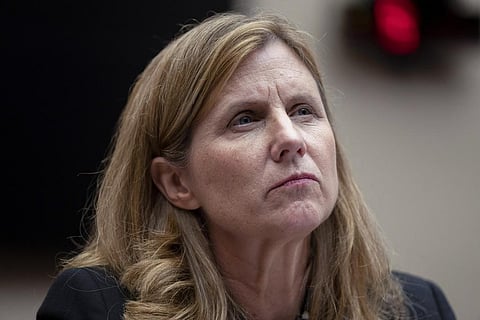 FILE PHOTO: University of Pennsylvania President Liz Magill | AP