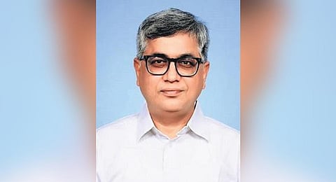 President of Signature View apartment RWA, Amrendra Kumar Rakesh.