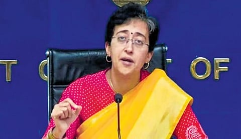 Delhi Finance and Services Minister Atishi. (Photo | PTI)
