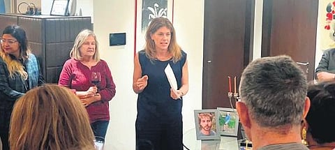The small Israeli community in the city gathered for an intimate celebration hosted by Israeli Consul-General Tammy Ben-Haim.