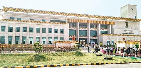 FILE- Andhra Pradesh High Court in Amaravati. (Express Photo)