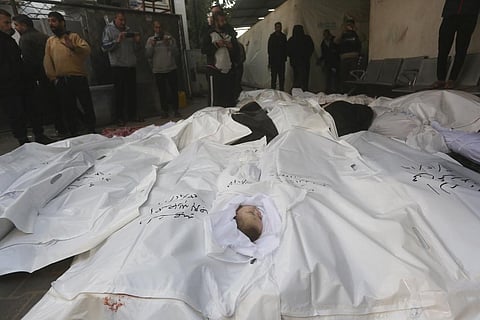 Militant groups Hamas and Islamic Jihad accuse Israel, which denies responsibility and blames a misfired rocket by Islamic Jihad for that blast. (Photo |AP)