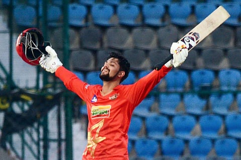 FILE - Sameer Rizvi of Kanpur Superstars during the Uttar Pradesh T20 league 2023, in Kanpur. (PTI Photo)