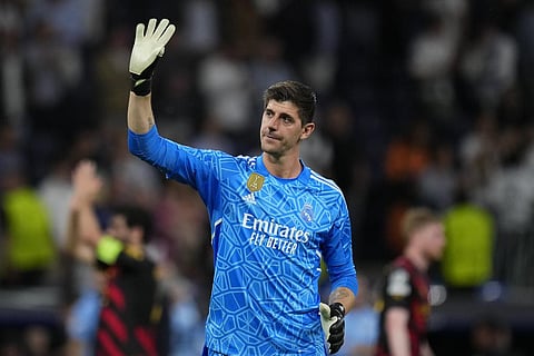 Real Madrid goalkeeper Thibaut Courtois