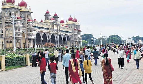 Image of the Mysuru palace used for representative purposes only. (Photo | Express)