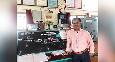 A Jawber Ali, Srivaikuntam railway station superintendent, worked for 54 hours without food.