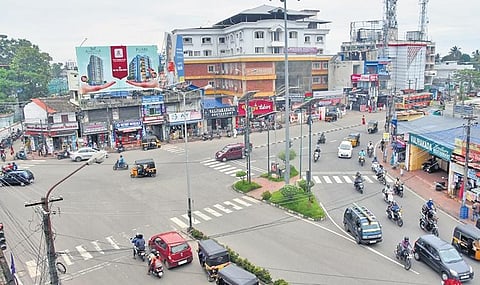 For representational purpose. Peroorkada junction in Thiruvananthapuram | B P Deepu