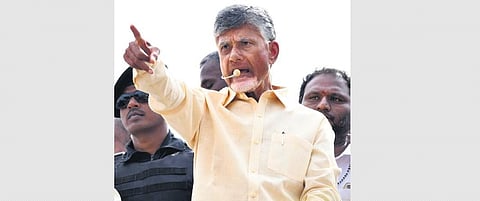 TDP supremo N Chandrababu Naidu.