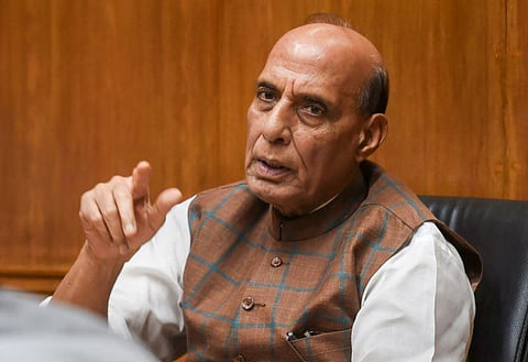 FILE - Union Defence Minister Rajnath Singh. (Photo | PTI)