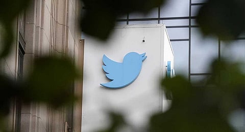 A sign at Twitter headquarters is shown in San Francisco, Dec. 8, 2022. (AP)