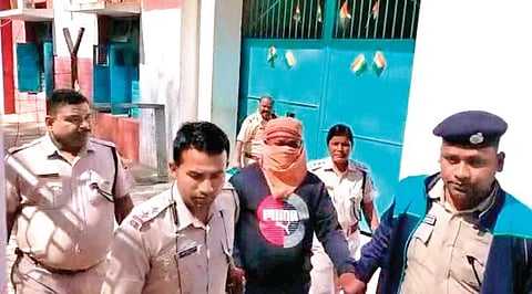 Accused Gopal Das being transferred from Jharsuguda sub-jail on Tuesday | Express