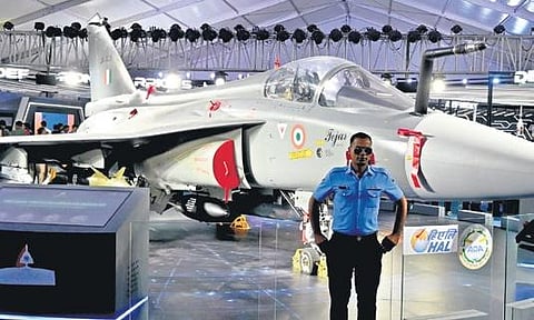 A Light Combat Aircraft Tejas on display at Aero India 2023    | Shashidhar Byrappa