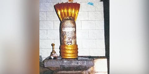 Ancient Sivalinga found at Anandeswara temple in Andhra Pradesh