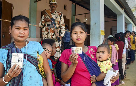The northeastern state, where top leaders had stepped up their electoral spadework over the past few days, is set to witness a triangular fight this time, with the BJP-IPFT coalition seeking to retain supremacy, the Left-Congress combine looking to wrest 