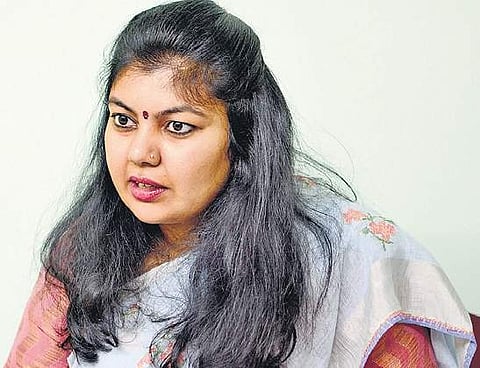 Jayanagar MLA Sowmya Reddy. (Photo | EPS)