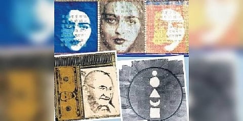 Artworks displayed at the exhibition' Being Together', that is ongoing  at the White Space Studio till February 20