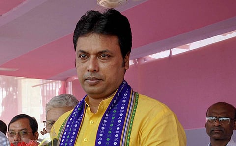 Former Tripura CM Biplab Kumar Deb (File | PTI)