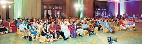 An event titled ‘The Legends Hold Court’ at The Leela Palace.