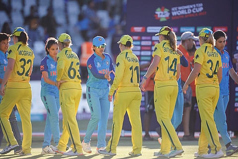 India narrowly missed out on a spot in the final after losing by five runs against Australia on Thursday. (Photo | AFP)