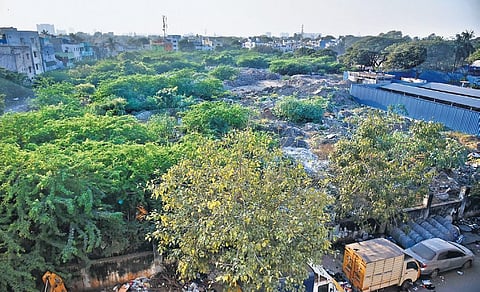 The identified parcel of land is close to Thiru Vi Ka park  | P Jawahar