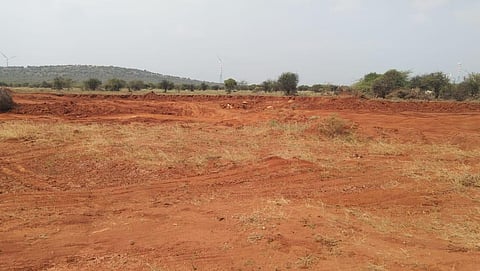 Illegal mining of red sand, gravel, and stones from the foothills of the Uzhakudi hills