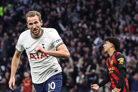 Tottenham Hotspur's English striker Harry Kane. (Photo | AFP)