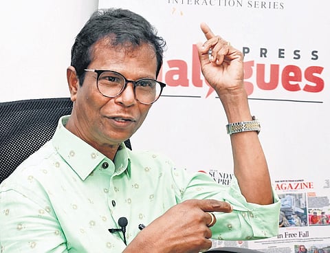 EXPRESS DIALOGUES | I’ve a complex because of my body, background, but that’s what made me what I’m today: Indrans
