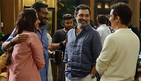 Auron Mein Kahan Dum Tha sets. (Photo | Ajay Devgn Twitter)