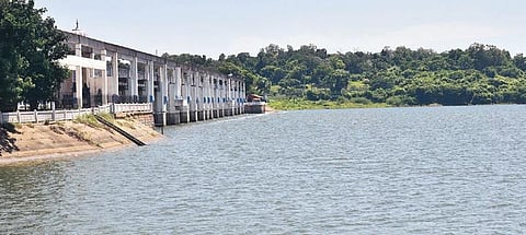 Poondi reservoir at Tiruvallur. (Photo | P Jawahar, EPS)