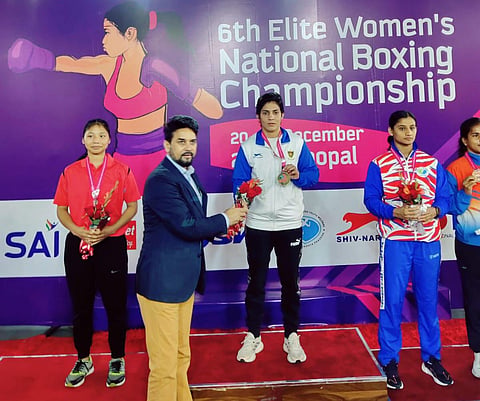 Shiksha Narwal lodged a complaint with the Boxing Federation of India (BFI) president on Wednesday.