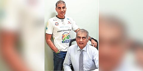 Anil and Dr Arjun Srivatsa (Photo | Nagaraja Gadekal, EPS)