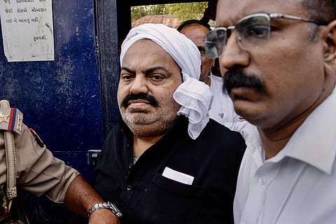 Gangster and former Samajwadi Party member Atiq Ahmed. (Photo  | PTI)